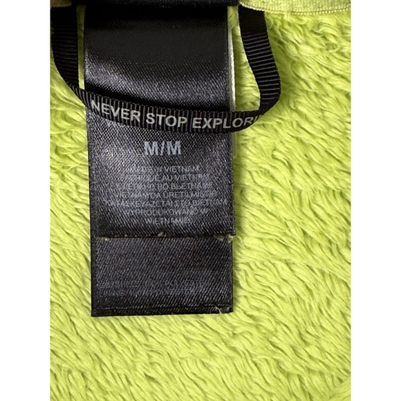 The North Face Women's Osito Fleece Zip Up Jacket Lime Green Outdoor Casual Med - Picture 7 of 14